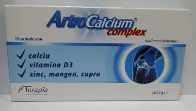 ArtroCalcium complex 15 capsule Terapia Ranbaxy — preț și oferte