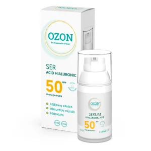 Ser Acid hialuronic SPF50 Ozon, 30ml, CosmeticPlant