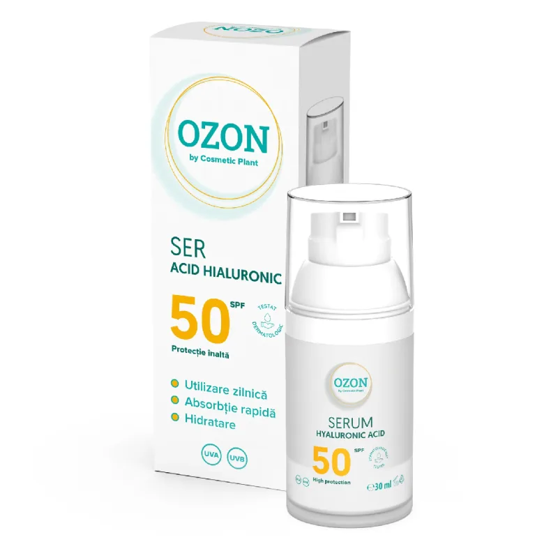 Ser Acid hialuronic SPF50 Ozon, 30ml, CosmeticPlant — preț și oferte
