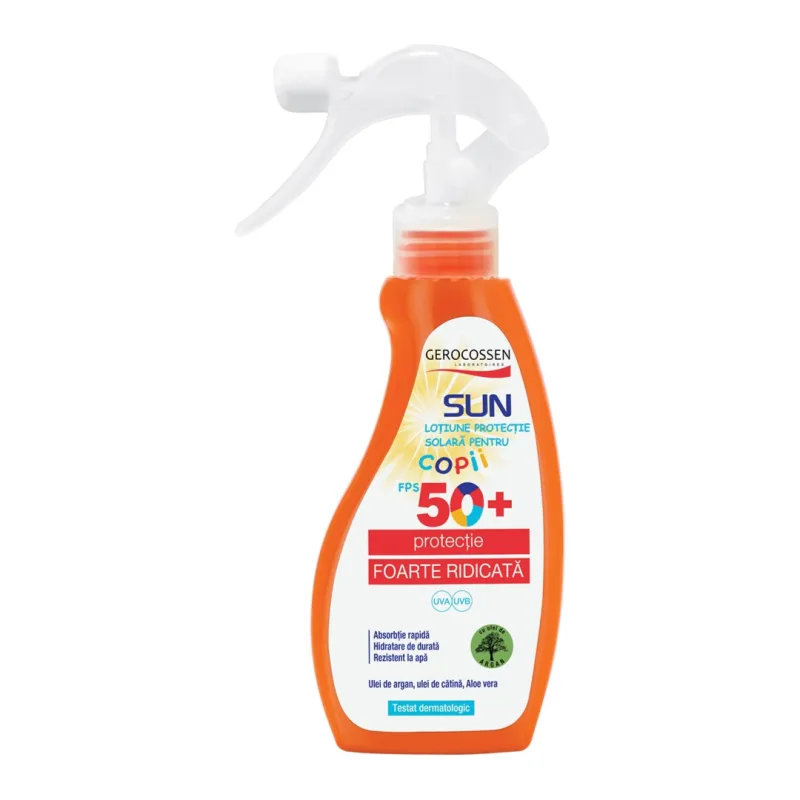 Spray cu protectie solara pentru copii SPF 50+ Sun, 200 ml, Gerocossen — preț și oferte