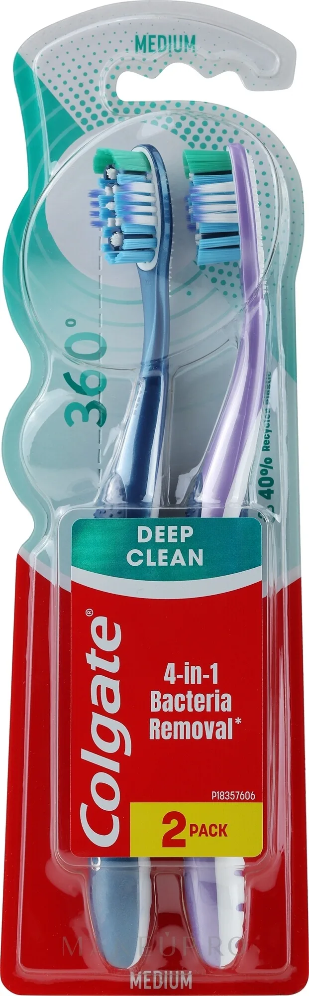 Colgate Periuta de dinti 360 Deep Clean Medium 1+1 Gratis — preț și oferte