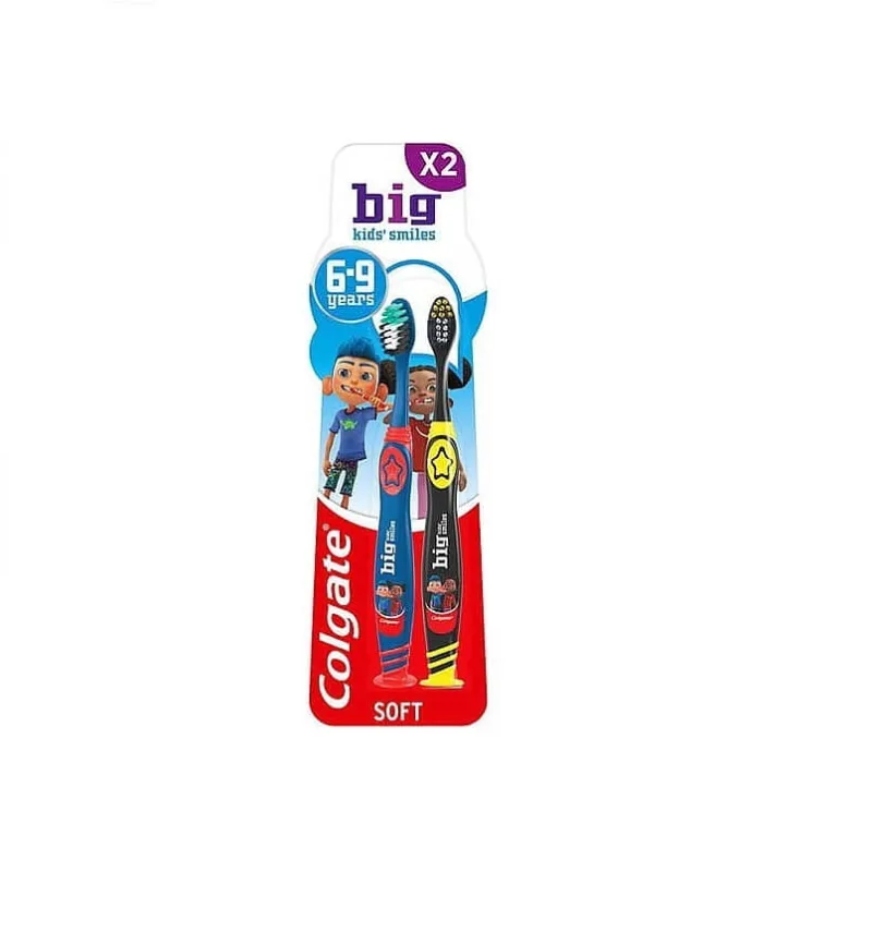 Colgate Soft - Big Kids Smile Periuta de dinti copii 6 - 9 ani 2 buc — preț și oferte