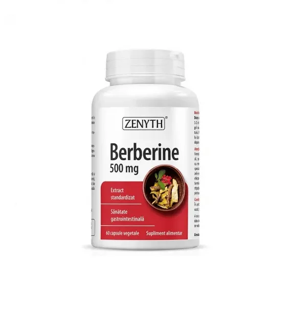 Berberina 500 mg 60 capsule Zenyth — preț și oferte