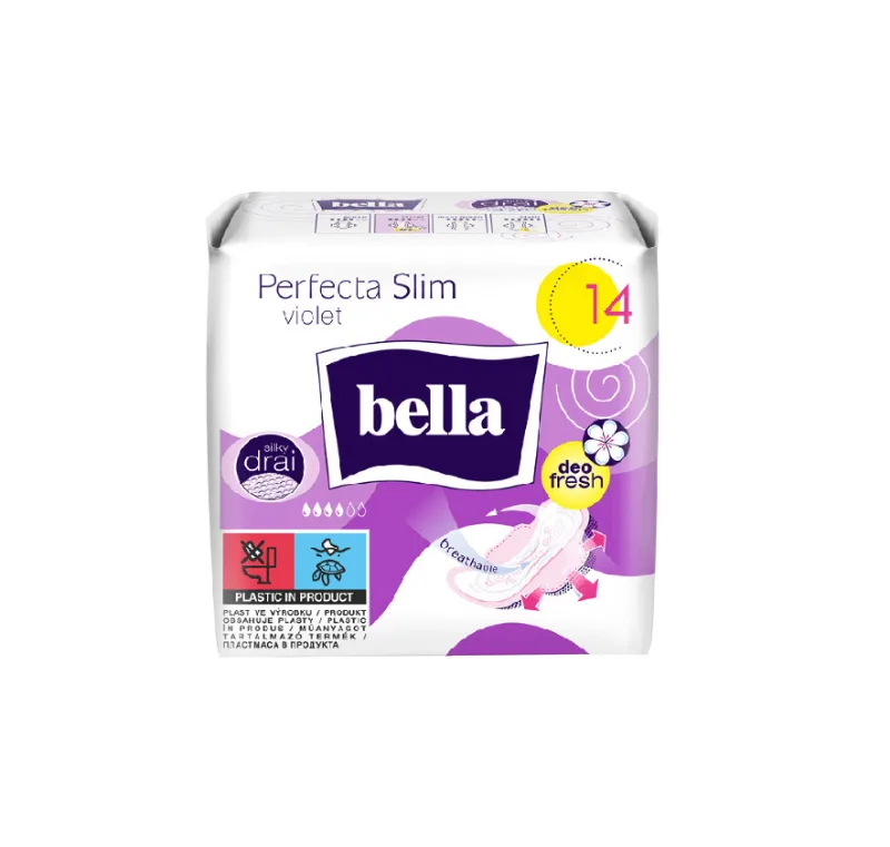 Bella Perfecta Slim Violet 14 buc — preț și oferte