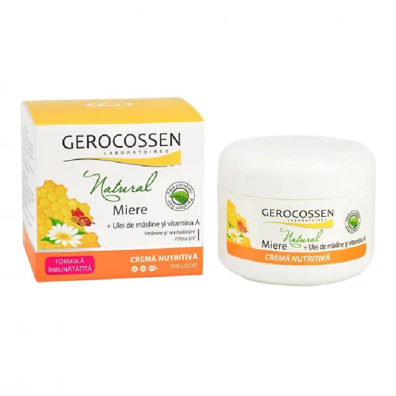 Crema nutritiva, Natural Miere, 100 ml, Gerocossen — preț și oferte