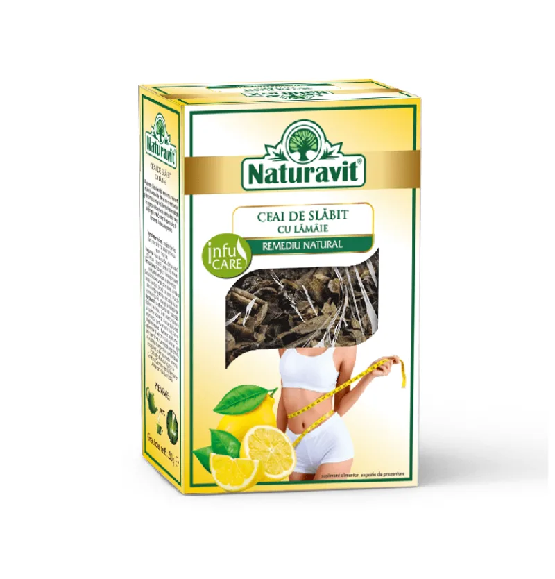 Naturavit Ceai pentru slabit cu lamaie 50 g — preț și oferte