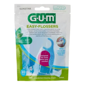 Ata dentara Easy Flossers, 30 bucati, Sunstar Gum