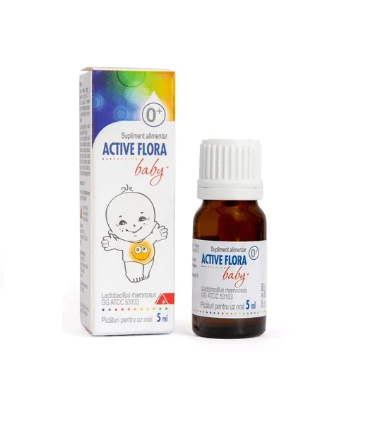 Active Flora Baby+ Picaturi orale probiotice 5 ml VEDRA — preț și oferte