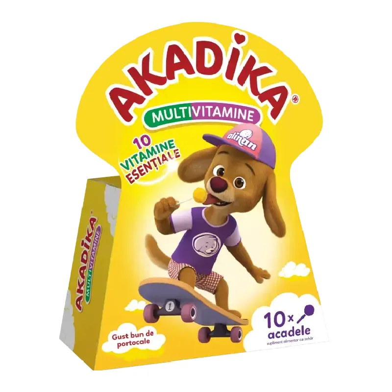 Acadele Multivitamine, 10 bucati, Akadika — preț și oferte
