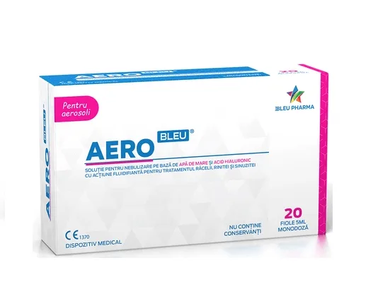 Aero Bleu Solutie pentru nebulizare 20 monodoze x 5 ml Bleu Pharma — preț și oferte