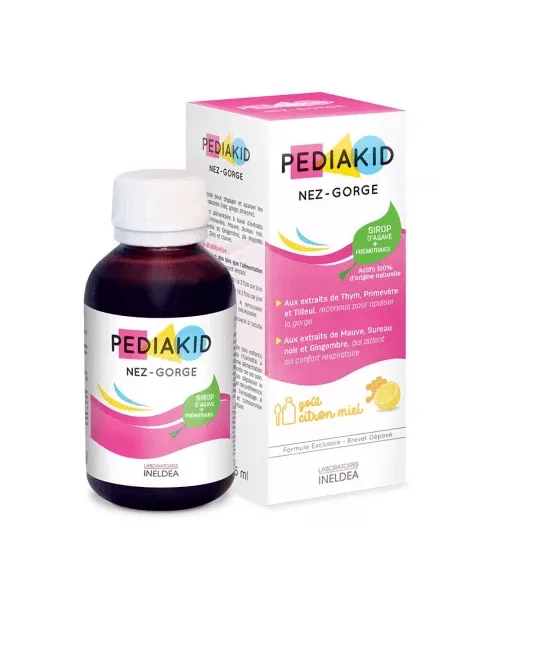 Pediakid Nez - Gorge Sirop de miere si lamaie petru raceala 250 ml Lab. Ineldea — preț și oferte