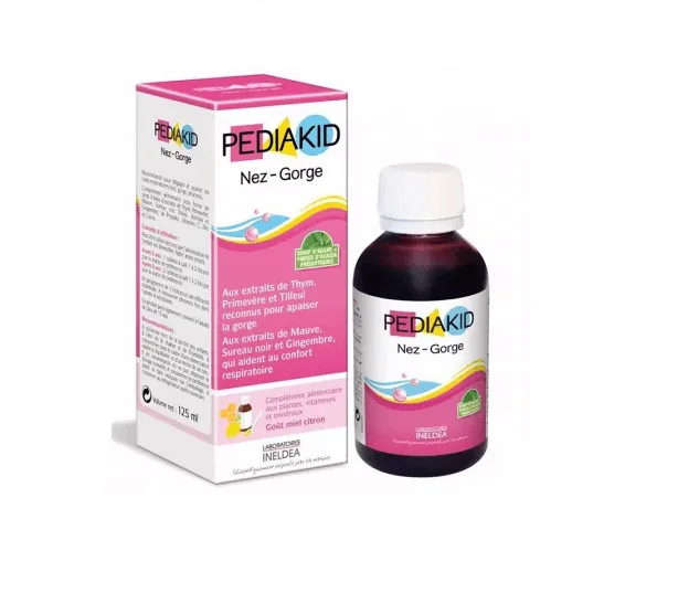 Pediakid Nez - Gorge Sirop de miere si lamaie petru raceala 125 ml Lab. Ineldea — preț și oferte