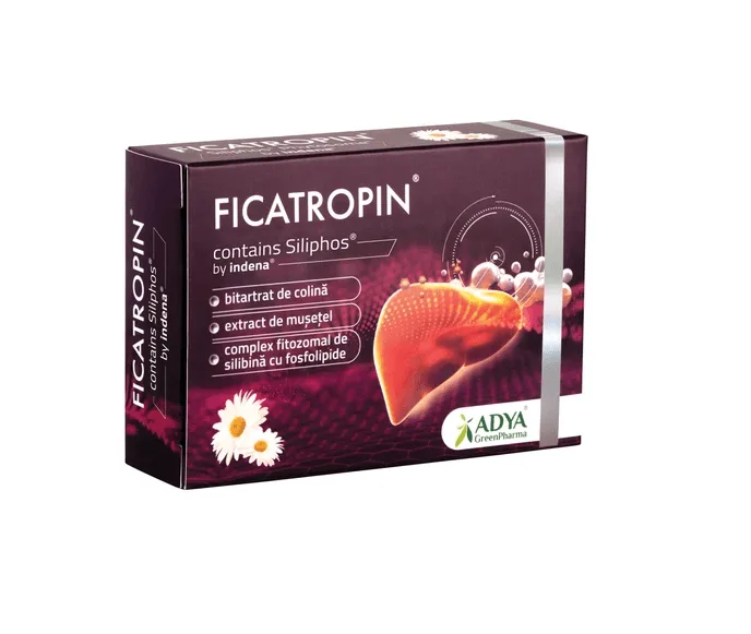 Ficatropin 30 capsule Adya GreenPharma — preț și oferte