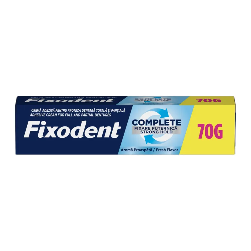 Cremă adeziva Complete Fresh, 70g, Fixodent — preț și oferte