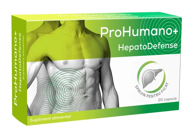 Prohumano + Hepatodefense 20 capsule Pharmaline — preț și oferte