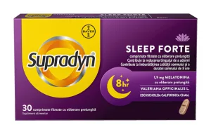 Supradyn Sleep Forte 30 comprimate cu eliberare prelungita
