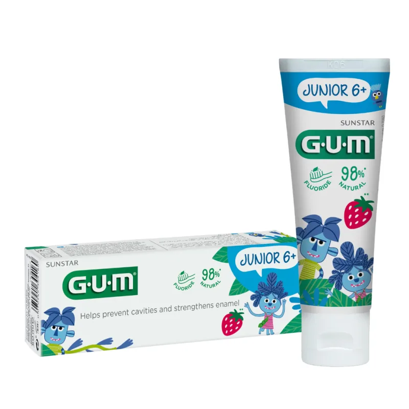Pasta de dinti Junior 6 ani, 50 ml, Sunstar Gum — preț și oferte