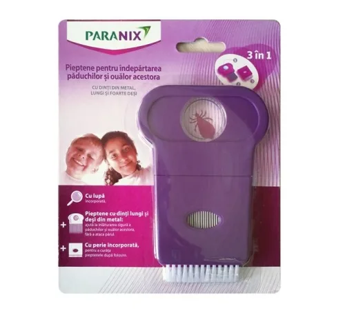 Paranix Pieptene pentru indepartarea paduchilor 3 in 1 — preț și oferte
