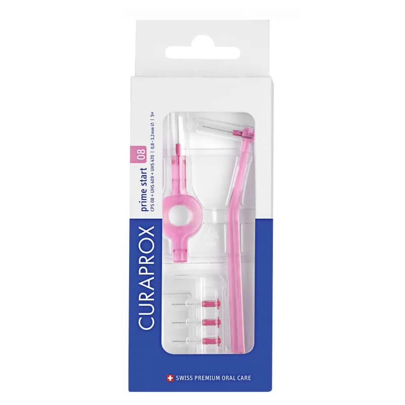 Curaprox Periute interdentare 08 + Maner prime start — preț și oferte