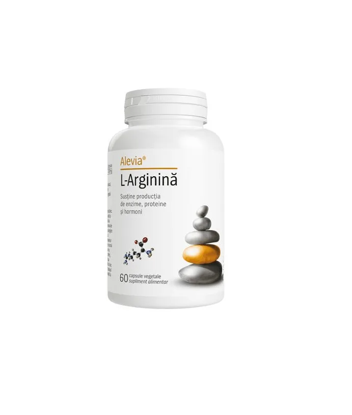 Alevia L-Arginina 500 mg 60 capsule — preț și oferte