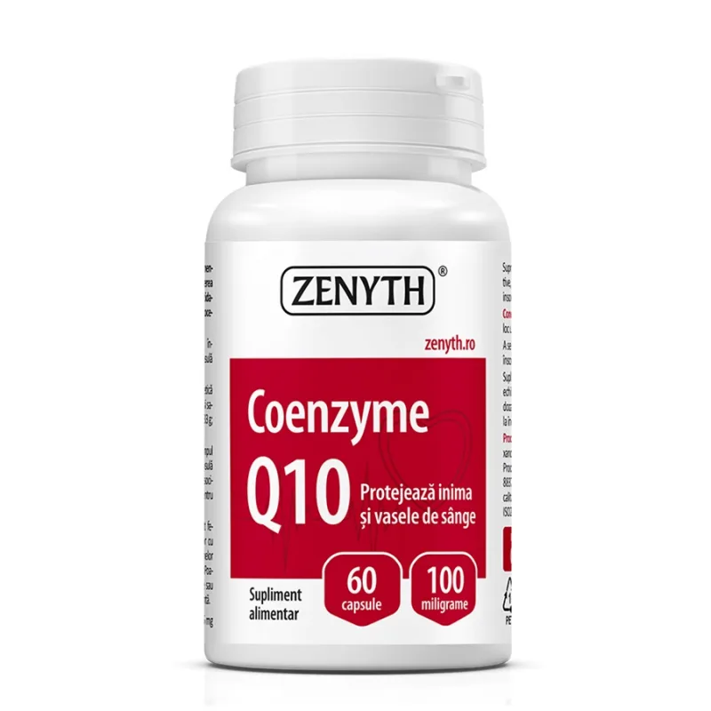 Coenzima Q10 100 mg 60 capsule Zenyth — preț și oferte