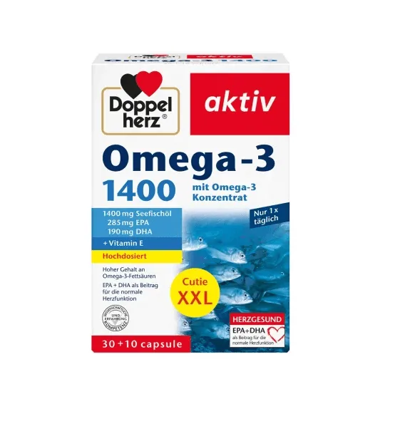Doppelherz Omega 3 1400 mg 40 capsule — preț și oferte