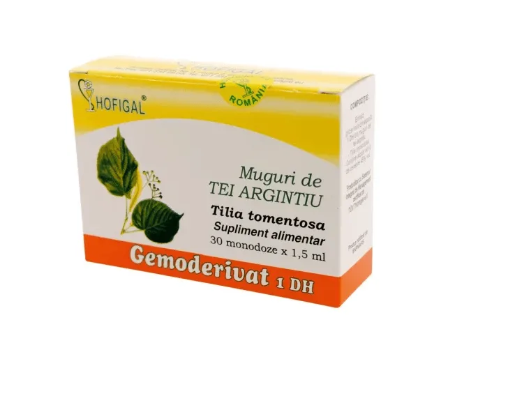 Gemoderivat 1 DH Muguri de tei argintiu 30 monodoze HOFIGAL — preț și oferte