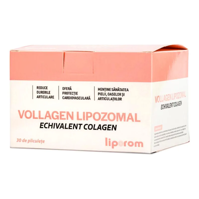 Colagen Lipozomal, Vollagen, 30 plicuri, Liporom — preț și oferte