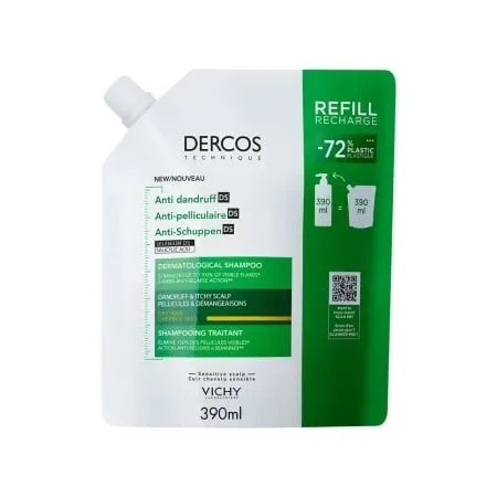 Vichy Dercos sampon antimatreata par uscat rezerva eco 390ml — preț și oferte