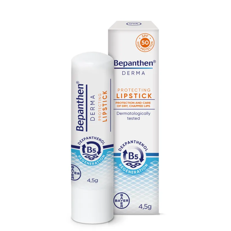 Bepanthen Derma balsam protector pentru buze SPF 50, 4.5g — preț și oferte