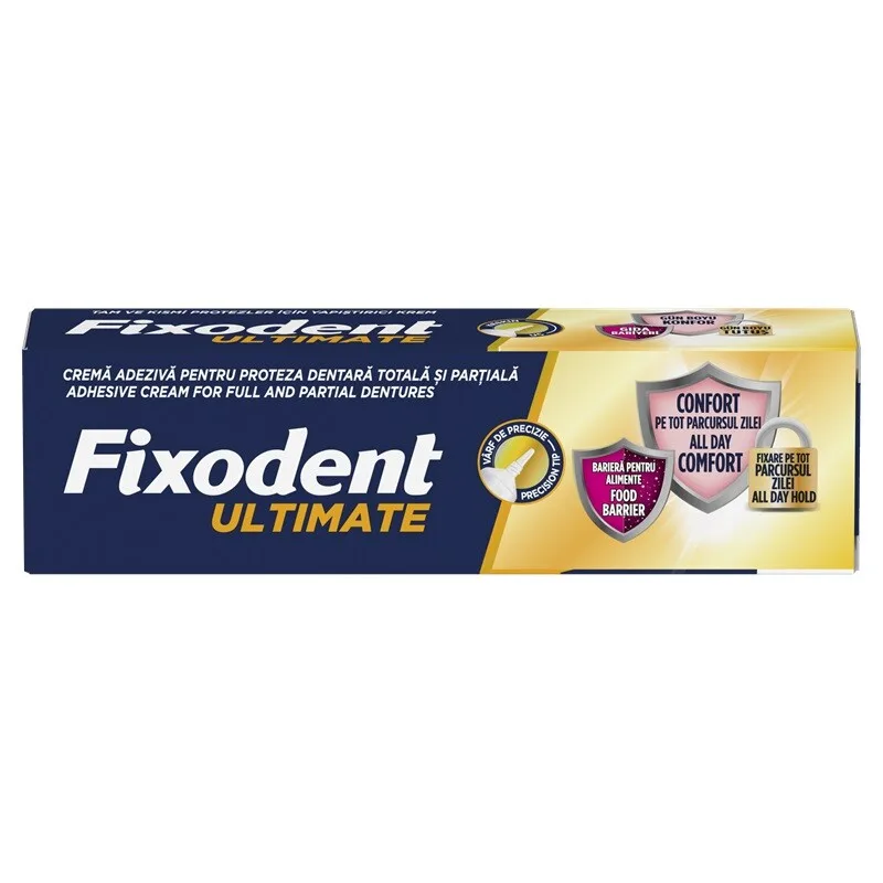 Fixodent ultimate fresh crema adeziva 40g — preț și oferte