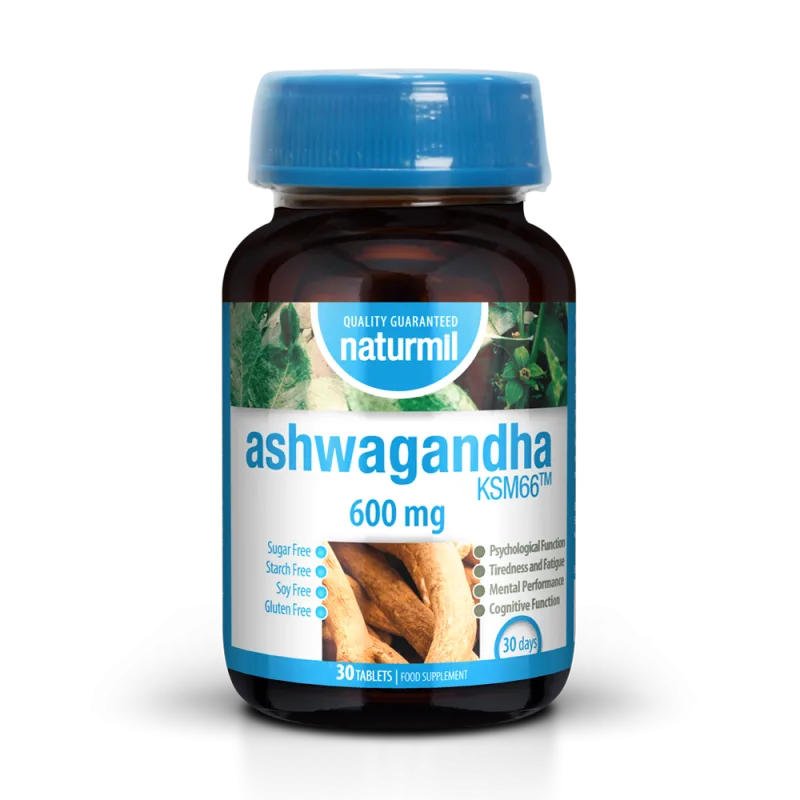 Aswagandha KSM-66 600mg 30 comprimate Type Nature — preț și oferte