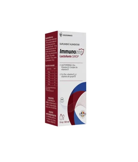 Immunozen Lactoferrin Sirop 120 ml Europharmaco — preț și oferte