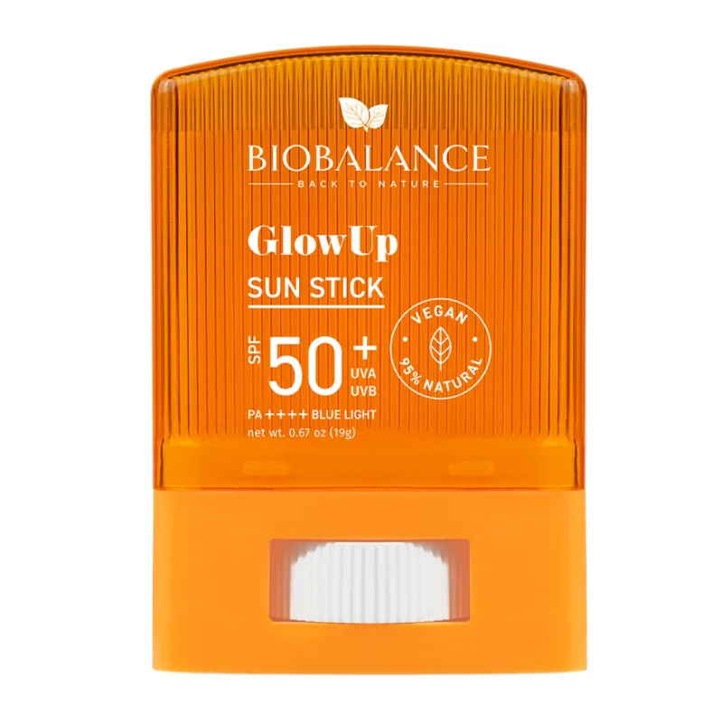 Stick protectie solara SPF 50+ UVA & UVB, PA++++ Blue Light, Glow Up,19g, Bio Balance — preț și oferte