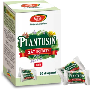 Plantusin pentru gat iritat R64 20 dropsuri