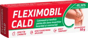 Fleximobil cald gel cu efect de incalzire 50 g
