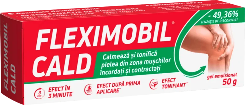 Fleximobil cald gel cu efect de incalzire 50 g FITERMAN PHARMA — preț și oferte