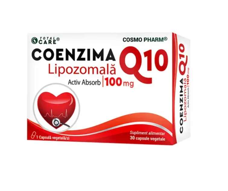 Coenzima Q10 lipozomala 100 mg 30 capsule COSMO PHARM — preț și oferte