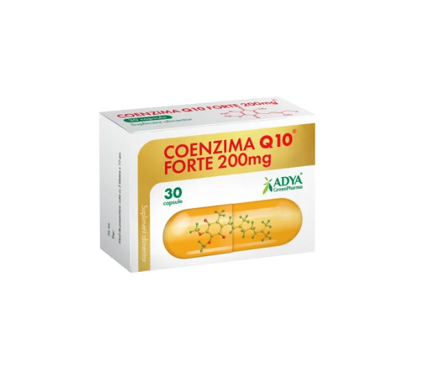 Coenzima Q10 Forte 200 mg 30 capsule Adya GreenPharma — preț și oferte