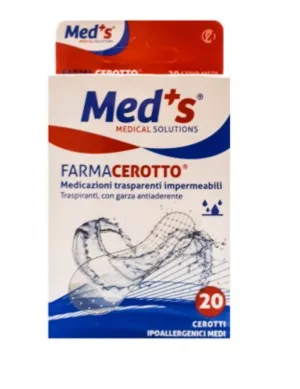 Asepta Med+ S Plasturi transparenti impermeabili cu ioni de argint 19 x 72mm 20 bucati