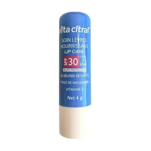 Asepta vital citral stick buze nutritiv cu unt de karite , ulei macadamia  si vitamina E SPF30 4 gr