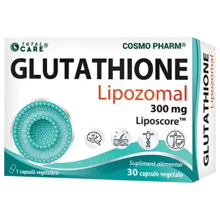 Glutathion lipozomal 300mg X 30 cps. Cosmo Pharm — preț și oferte