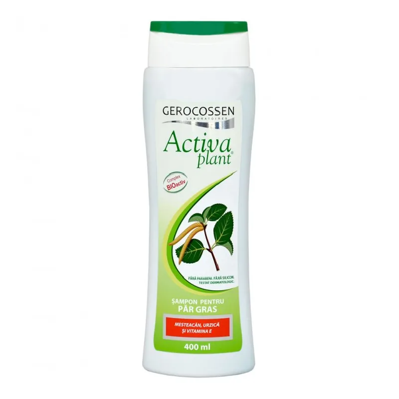 Sampon pentru par gras Activa Plant, 400 ml, Gerocossen — preț și oferte