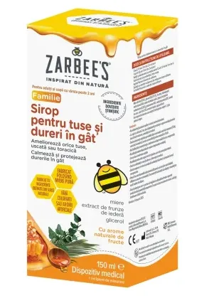 Zarbee's sirop de tuse 150 ml Kenvue — preț și oferte