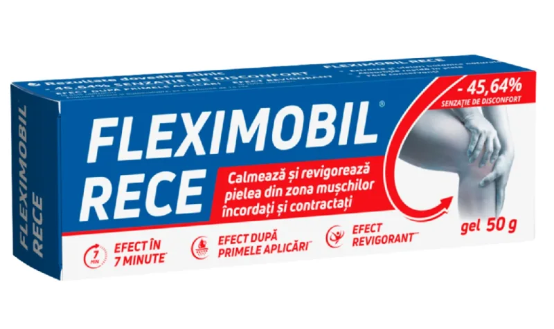 Fleximobil Rece Gel cu efect de racire 50 g FITERMAN PHARMA — preț și oferte