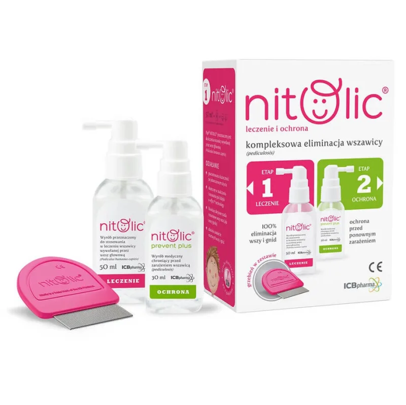Nitolic Kit Tratament complex paduchi si lindini 50 ml ICB PHARMA — preț și oferte