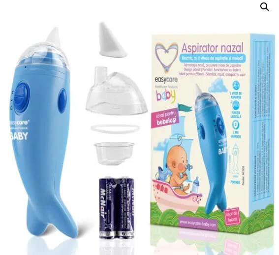 EasyCare baby aspirator nazal electric cu2 vitezede aspiratie si melodii — preț și oferte