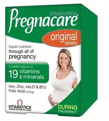 Pregnacare original 30 comprimante VITABIOTICS — preț și oferte