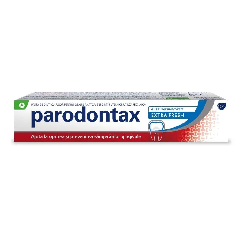 Pasta de dinti cu fluor Extra Fresh Parodontax, 75 ml, Gsk — preț și oferte