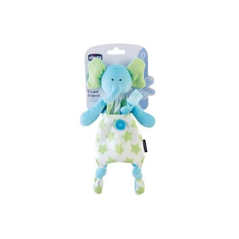 Suport suzeta 3 in1, Pocket Friend, Elefant, 0luni+, Chicco — preț și oferte